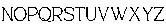 Thelion Regular Font UPPERCASE