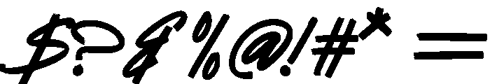 Theluse Font OTHER CHARS