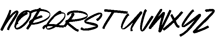 Theluse Font UPPERCASE