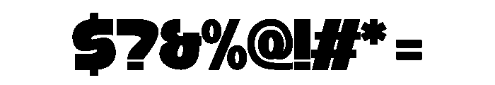 Theme Regular Font OTHER CHARS