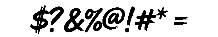 Themile Stuney Font OTHER CHARS