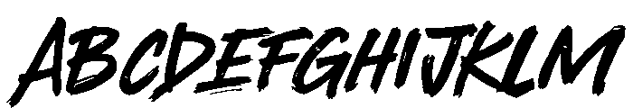 Themile Stuney Font UPPERCASE