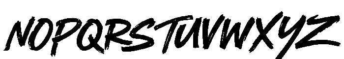 Themile Stuney Font UPPERCASE