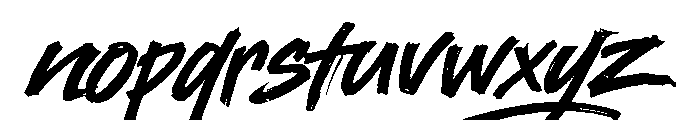 Themile Stuney Font LOWERCASE