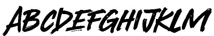 ThemileStuney Font UPPERCASE