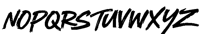 ThemileStuney Font UPPERCASE