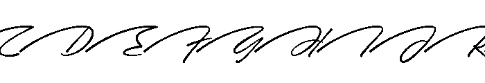 TheodoreHamilton Font UPPERCASE