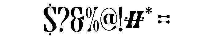 Therany-Italic Font OTHER CHARS