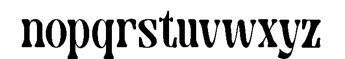 Therany Font LOWERCASE