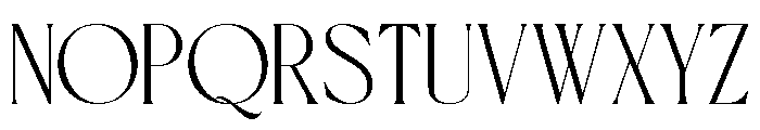 Theravin Regular Font UPPERCASE