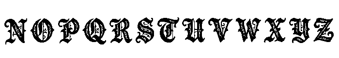 Thermography Regular Font LOWERCASE