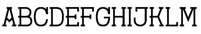 Therodit Font UPPERCASE