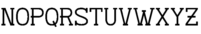 Therodit Font UPPERCASE