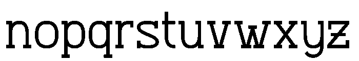 Therodit Font LOWERCASE