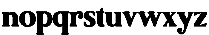 Theros Kerrned Regular Font LOWERCASE