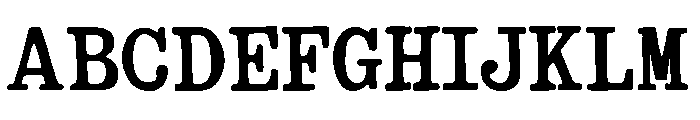 Therry Woggens Bold Font UPPERCASE