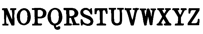 Therry Woggens Bold Font UPPERCASE