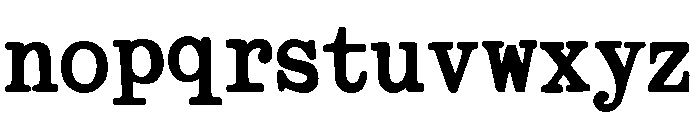 Therry Woggens Bold Font LOWERCASE
