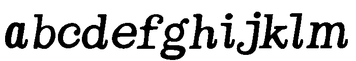 Therry Woggens Italic FONT