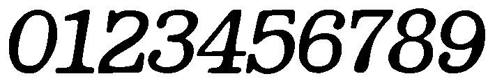 Therry Woggens Oblique Font OTHER CHARS