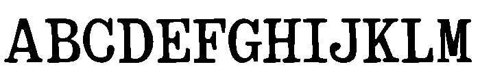 Therry Woggens Regular Font UPPERCASE
