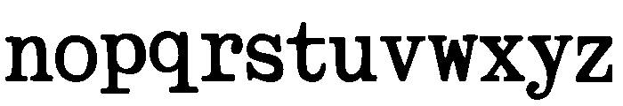 Therry Woggens Regular Font LOWERCASE