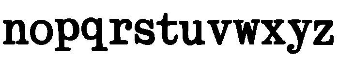 TherryWoggens-Bold Font LOWERCASE