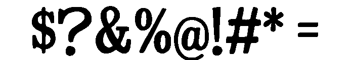 TherryWoggens-Regular Font OTHER CHARS