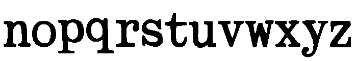 TherryWoggens-Regular Font LOWERCASE