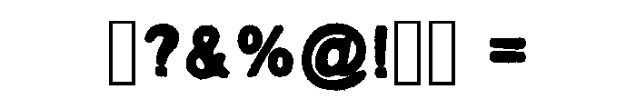 They Ruined Arial Regular Font OTHER CHARS