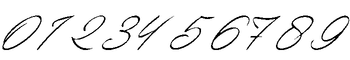 Theyladia Italic Font OTHER CHARS