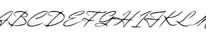 Theyladia Italic Font UPPERCASE