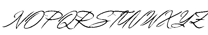 Theyladia Italic Font UPPERCASE