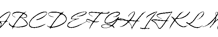 Theyladia Font UPPERCASE
