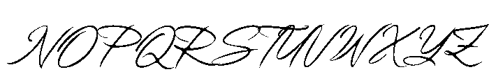 Theyladia Font UPPERCASE