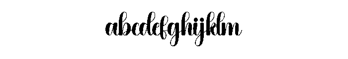 Thick Alphabet FONT