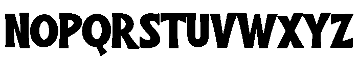Thick Amore Font UPPERCASE