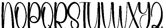 Thick Beach Font UPPERCASE