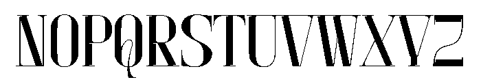 Thick Bind Font UPPERCASE
