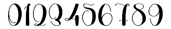 Thick Blinky Font OTHER CHARS