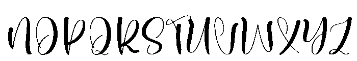 Thick Blinky Font UPPERCASE