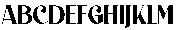 Thick Block Font UPPERCASE