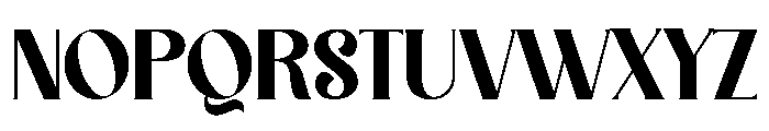 Thick Block Font UPPERCASE