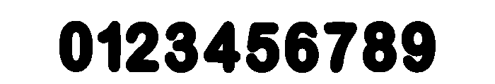 Thick Bold Regular Font OTHER CHARS