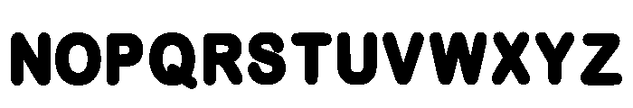 Thick Bold Regular Font LOWERCASE