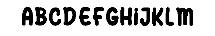 Thick Charm Regular Font UPPERCASE