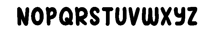 Thick Charm Regular Font LOWERCASE
