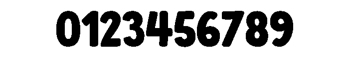 Thick Chunky Regular Font OTHER CHARS