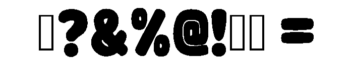 Thick Cookies Regular Font OTHER CHARS