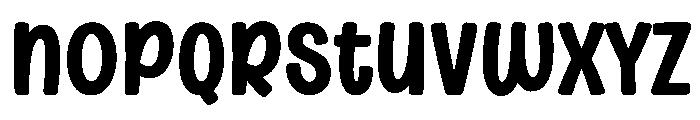 Thick Cupid Font LOWERCASE